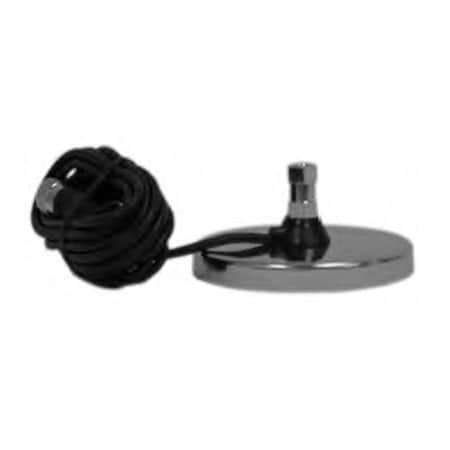 Accessories Unlimited Accessories unlimited AUMAG5 5 in. Magnetic Base with 12 ft. Coax Cable AUMAG5